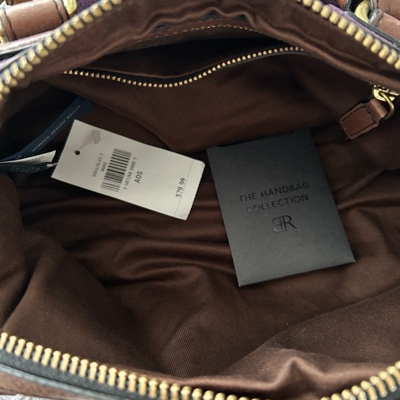 BR Purple Suede Handbag - Picture 3 of 6